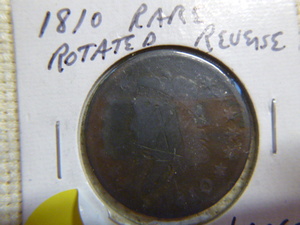 lot 19 image: 1810 Large Cent - Classic Head (Reverse Rotated)