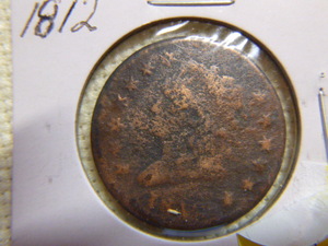lot 21 image: 1812 Large Cent - Classic Head
