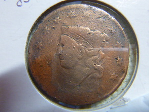 lot 33 image: 1820 Large Cent - Coronet Head (20 Over 19)