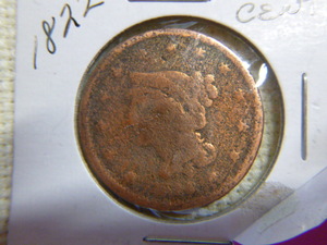 lot 39 image: 1822 Large Cent - Coronet Head