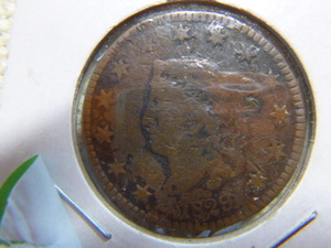 lot 53 image: 1829 Large Cent - Coronet Head