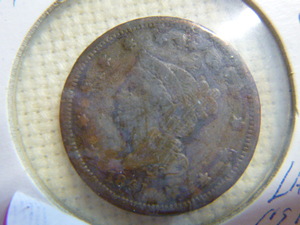lot 78 image: 1841 Large Cent - Braided Hair