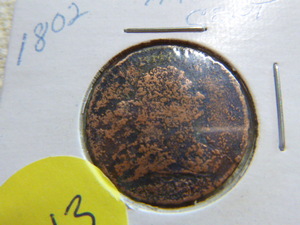 lot 143 image: 1802 Half Cent - Draped Bust