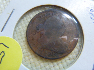 lot 151 image: 1808 Half Cent - Draped Bust