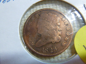 lot 160 image: 1828 Half Cent - Classic Head