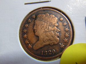 lot 164 image: 1829 Half Cent - Classic Head