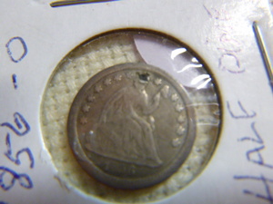 lot 174 image: 1856 Half Dime O - Seated Liberty