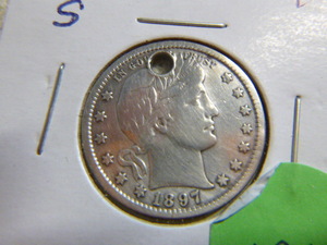 lot 191 image: 1897 S Barber Quarter
