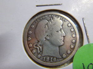 lot 194 image: 1916 D Barber Quarter