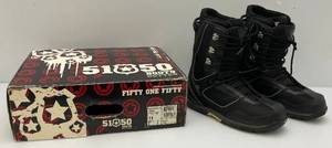 lot 74 image: Squadron Fifty One Fifty Snowboarding Boots Size 11 (Like New Condition) In Original Box