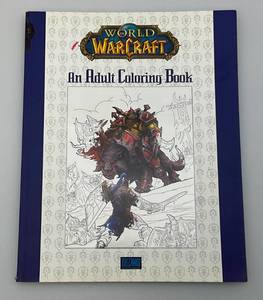 lot 85 image: World Of Warcraft Adult Coloring Book (Has Scribbles On Inside Cover & Back Cover) & Cataclysm Mouse Pad (Very Cool)
