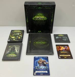 lot 92 image: World Of Warcraft Legion Collectors Edition (New Open Box) Missing Mouse Pad