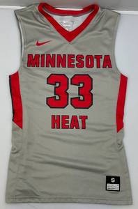 lot 109 image: Minnesota Heat #33 Basketball Jersey Youth Size Small (PRE-OWNED)