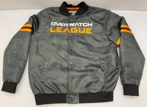 lot 114 image: Overwatch League Satin & Tackle Twill Jacket Mens XL (Like New)