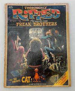 lot 120 image: 1976 Thoroughly RIPPED With Zthe Fabulous Furry Freak Brothers Comic Book