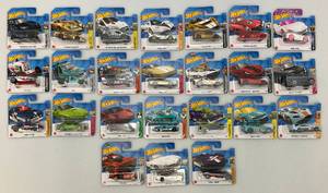 lot 122 image: 24 Misc. HotWheels (New On Card)