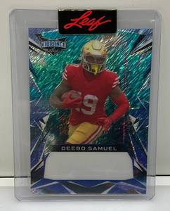 lot 177 image: LEAF Vibrance (Deebo Samuel) 11 Unsigned Pre-Production Proof With Leaf Seal In Protective Sleeve