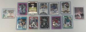 lot 185 image: Misc. Collectible Baseball Cards In Protective Sleeves (Some Autographed)