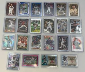 lot 210 image: Misc. Baseball Cards Including Cal Ripken Jr. & More All In Protective Sleeves