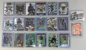 lot 213 image: Misc. Football Cards Including Jordan Addison & More (In Protective Sleeves)