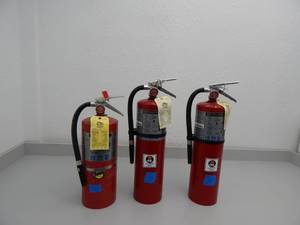 lot 1 image: Fire Extinguishers ABC Dry Chemical