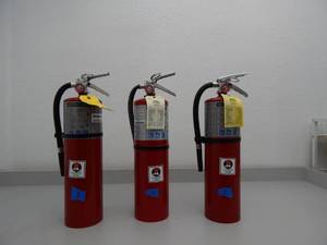 lot 3 image: Fire Extinguishers ABC Dry Chemical