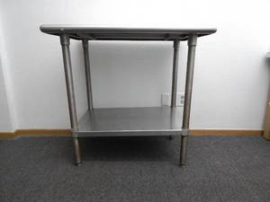lot 24 image: Stainless steel table