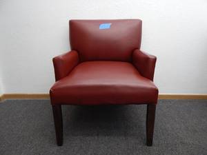 lot 31 image: Red lounge chair
