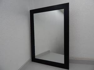 lot 45 image: Black framed mirror