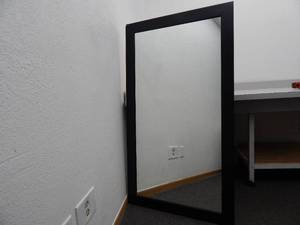 lot 46 image: Black framed mirror