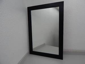 lot 68 image: Black framed mirror
