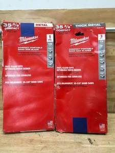 lot 77 image: 2 Packs of Band Saw Blades