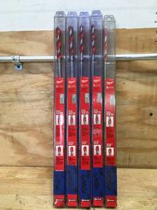 lot 78 image: Lot of 5 - Milwaukee 18 Bellhanger Bit Model # 48-13-7249