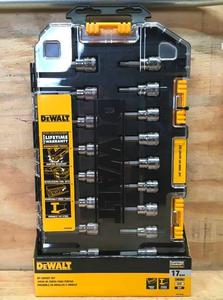 lot 61 image: DeWalt 38 Drive SAE and MM Bit Socket Set Model # DWMT73806CL