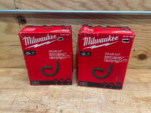 lot 66 image: MILWAUKEE Lot of 2-  Expandable Hoses for WetDry Shop Vacuums 1-78 in. 32 in. - 102 in.