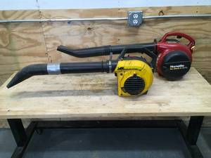lot 33 image: Lot of 2 - Gas Powered Blowers