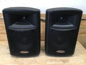 lot 118 image: Non-Working Lot of 2 - Harbinger 12 Speakers