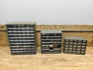 lot 106 image: Lot of 3- Small Parts Organizer
