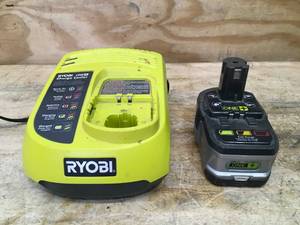 lot 50 image: Ryobi 18V Lithium Battery and Charger