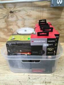 lot 175 image: Lot of 6 - HDMI Cables and Multiple Blank DVD Discs