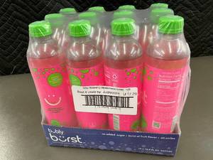 lot 100 image: bubly Sparkling Water Beverage Watermelon Lime 12-Pack