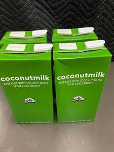 lot 142 image: Set of 4 Cartons of Starbucks Coconut Milk Beverage LAST CHANCE