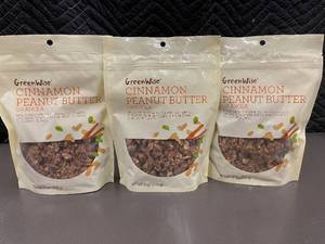 lot 260 image: GreenWise Cinnamon Peanut Butter Granola Pack of 3 LAST CHANCE