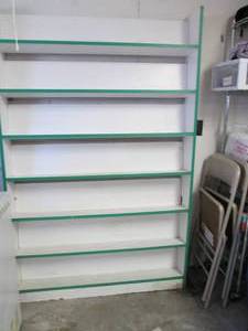 lot 301 image: Large multi-tier bookshelf approx 4...