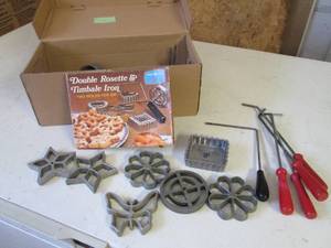 lot 306 image: Rosette Iron assortment...
