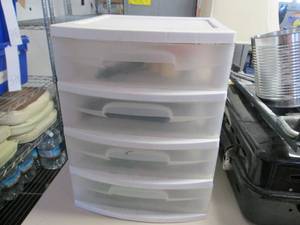 lot 342 image: 4-drawer desktop storage organizer ...