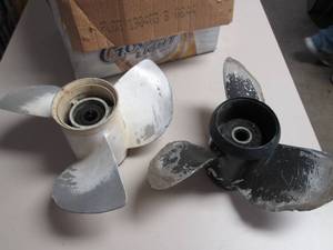 lot 346 image: (2) Boat propellers...
