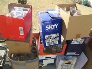lot 48 image: Huge lot of glass canning jars...