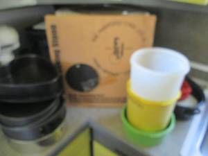 lot 73 image: Pizza Stone, pizza pans, roaster, T...