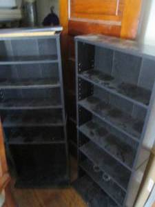 lot 104 image: Pair of black multimedia adjustable...